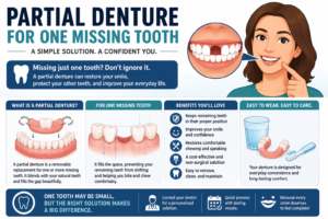 Partial Denture for One Missing Tooth